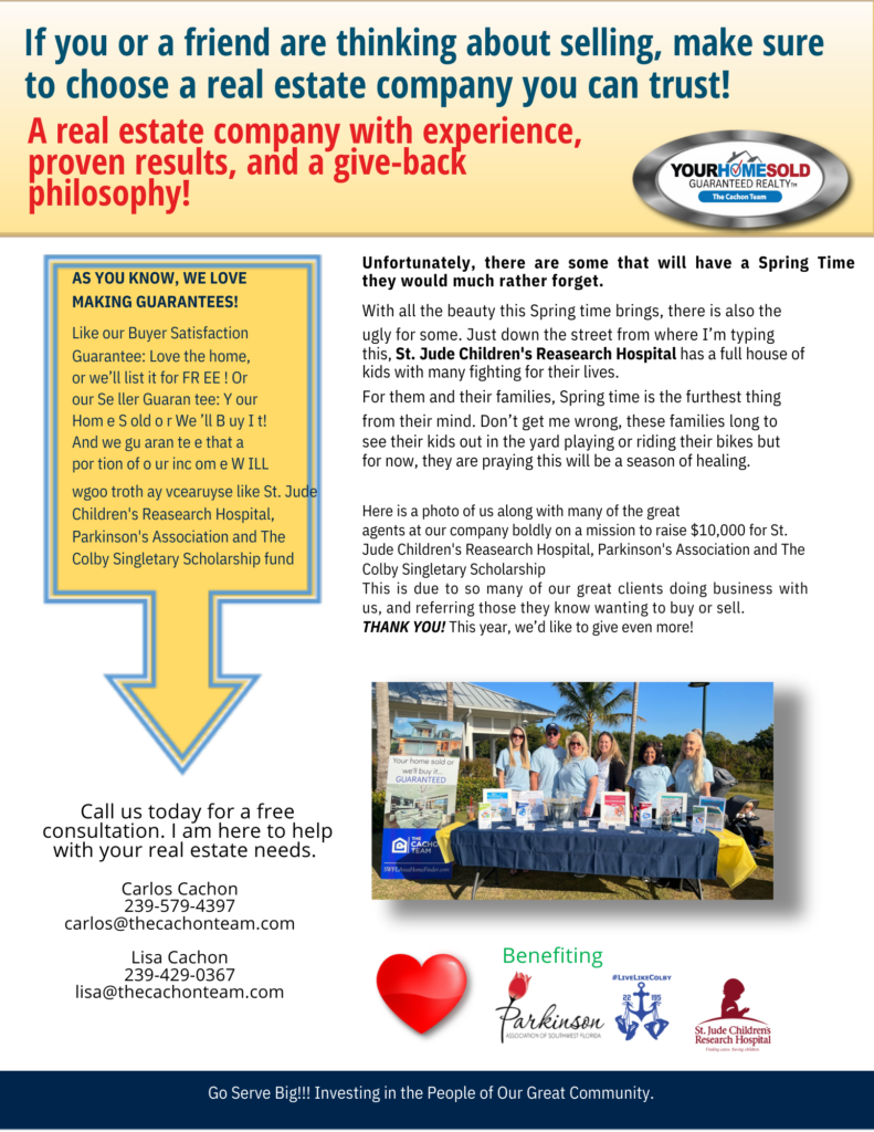 Your Home Sold Guaranteed Realty - The Cachon Team