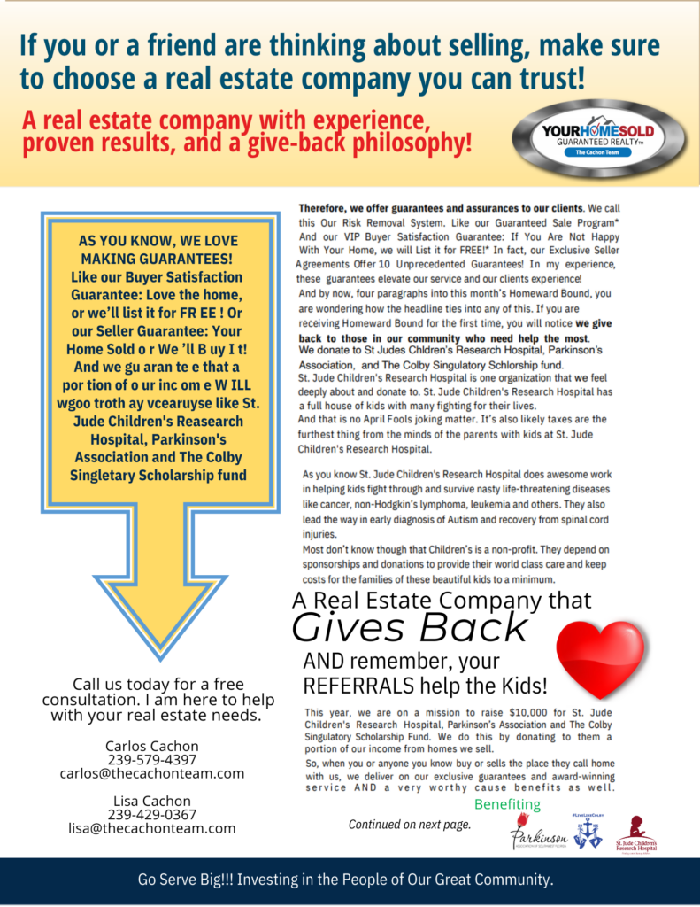 Your Home Sold Guaranteed Realty - The Cachon Team