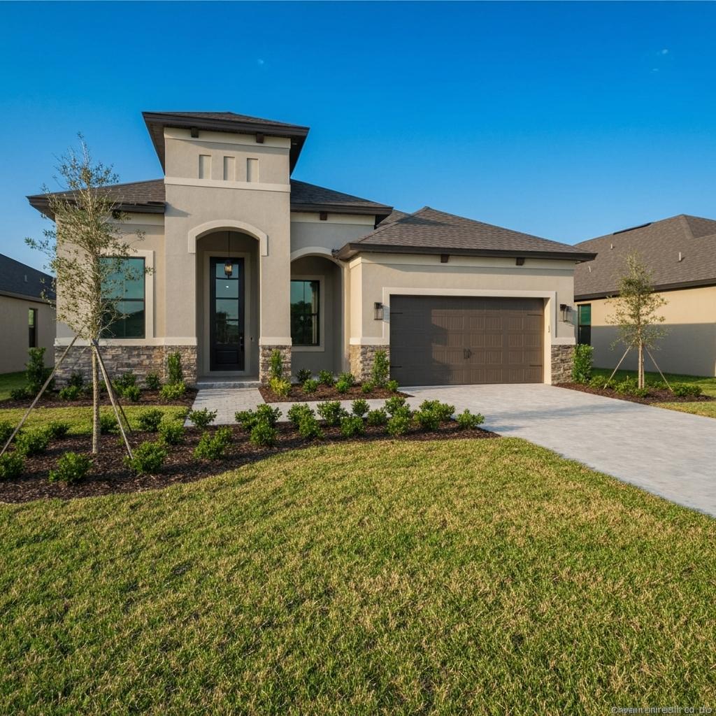 Newly built modern home in Naples Florida - Are There New Construction Gated Communities Near Naples Under $600k 